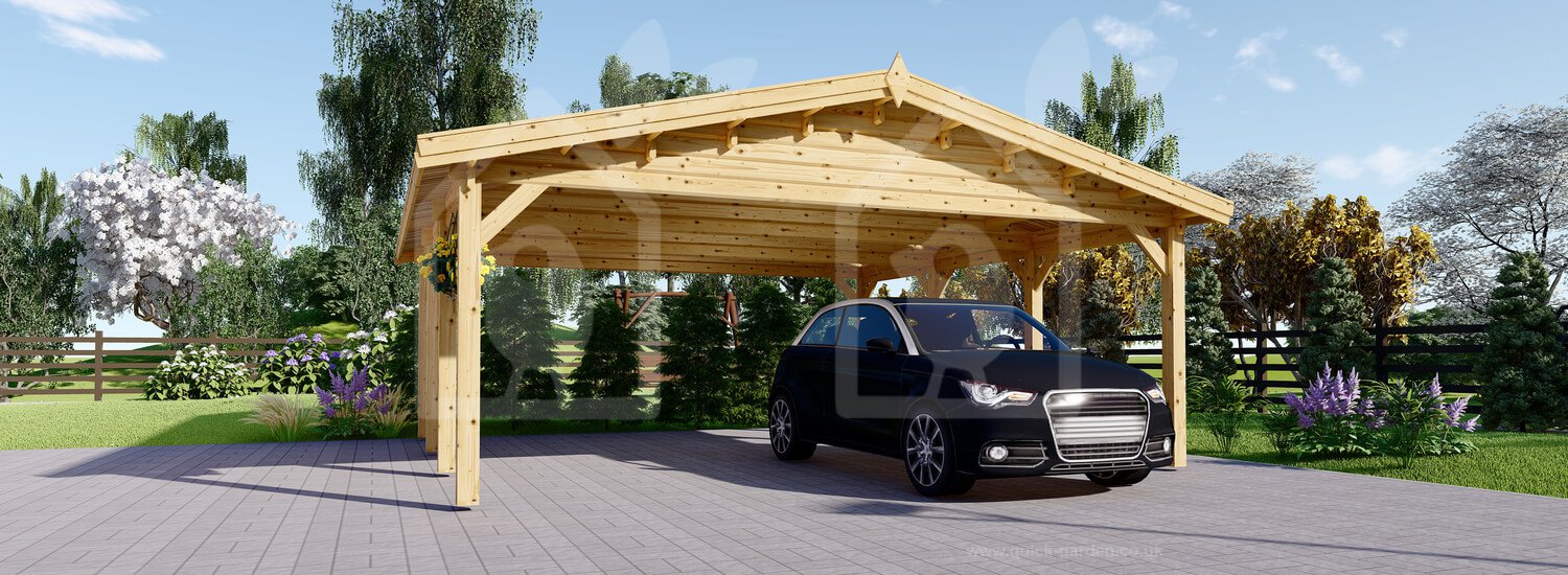 Open Wooden Carport Packages / Metal Carports Easy To ...